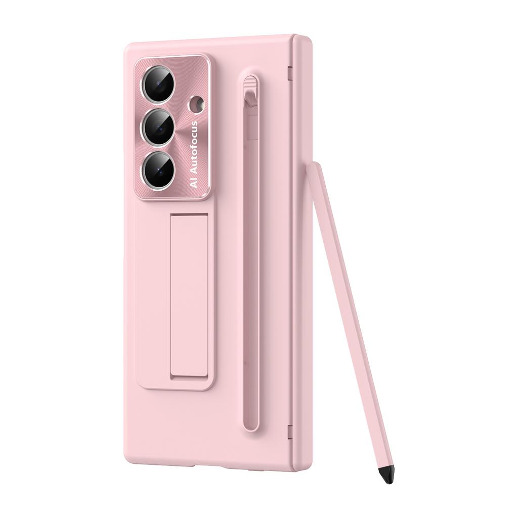 With Touch Pen for Samsung Galaxy Z Fold 6 7 5 5 4 3 TriFold Case Hinge Armor Shockproof Full Screen Protector Folding Cover