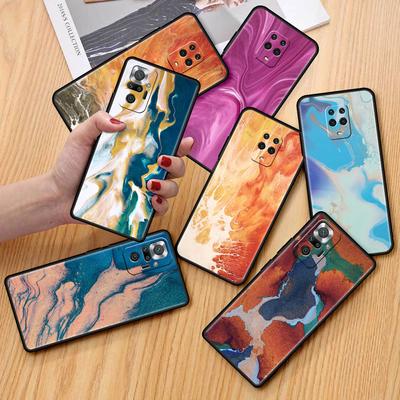 Husă Pentru Xiaomi Redmi Note 10 9 11 Pro Husă Moale de Telefon 10S 9S K40 8 9A 9C 9T 7 10C 8T Husă de Silicon Estetică Artă Marmorată Capa