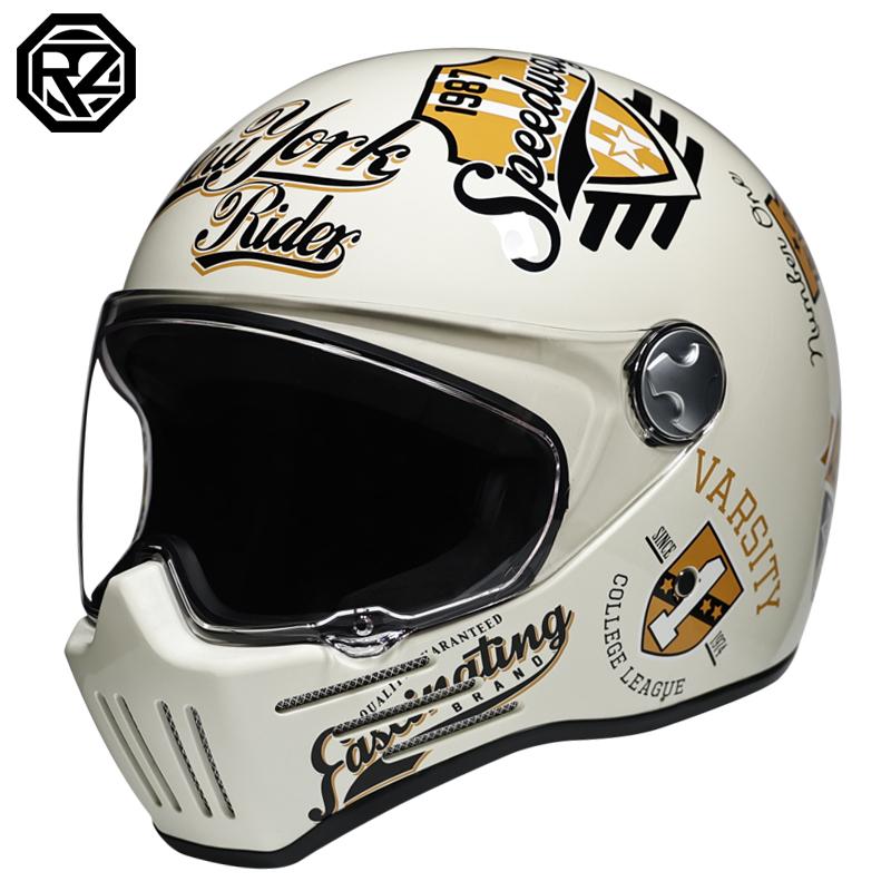 Motorcycle Helmet Full Face casco moto Helmet Vintage Chopper Retro Helmet capacete de motocicleta modular helmet DOT Approval
