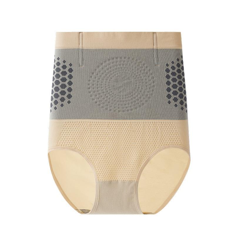 Mutandine Calde Senza Cuciture a Vita Alta Modellanti Pancia Post-Partum Shapewear Taglie Forti con Cintura Solleva Fianchi Biancheria Intima Antiscivolo