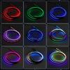 Vgetting 140 /55.1in Symphony LED Car Ambient Lights Universal 6 In 1 RGB Atmosphere Lamp USB APP Remote for Tesla Model 3 Y S X