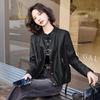 Women's 2024 Autumn PU Leather Motorcycle Jacket - Short, Fashionable, Casual & Versatile.