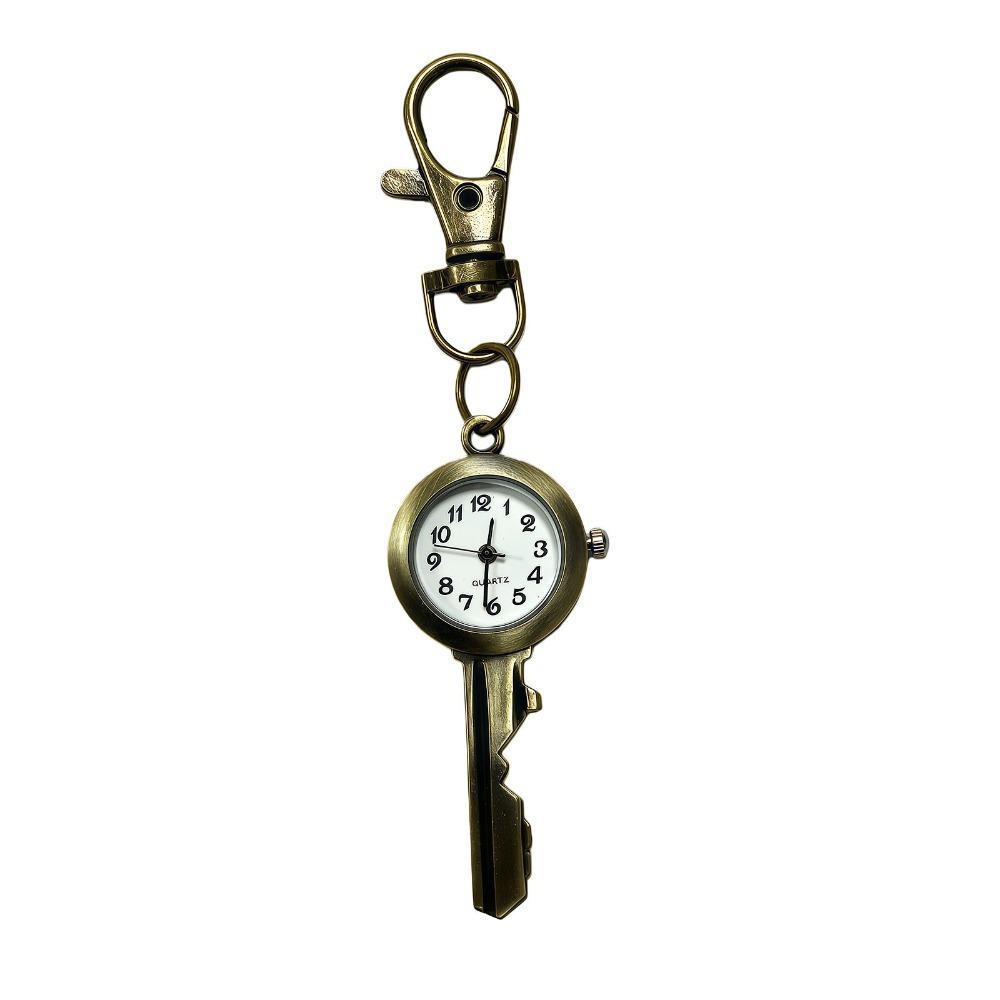 

Portable Alloy Quartz Pocket Watch Antique Copper Retro Hanging Watch Keychain Watch Gift