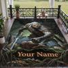 Custom Name The Witcher Geralt Crystal Velvet Floor Rug Personalized Text Soft Carpet Home Decor