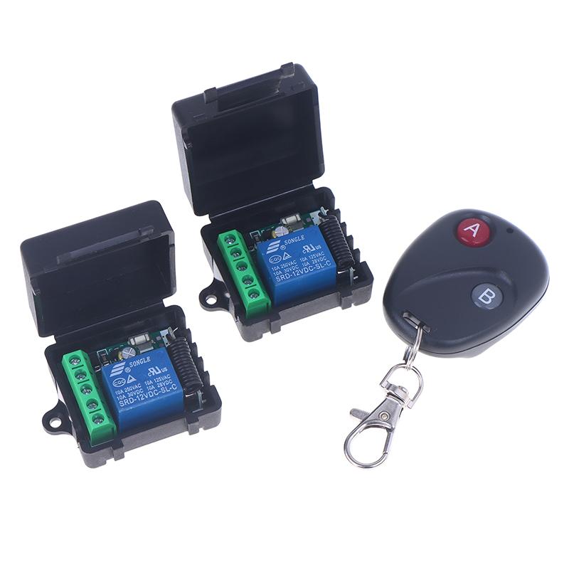 DC 12V 1CH Relay Receiver Module RF EV1527 Learning Code Transmitter Access Control 433Mhz Universal Wireless Remote Key Switch