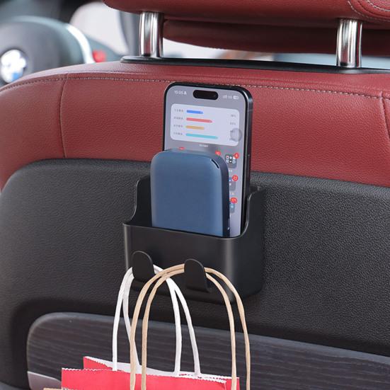Yousheng Multi-Function Car Storage Box Self-Adhesive Organizer for Phone Cards Wallet Dashboard Tray for Vehicle Home