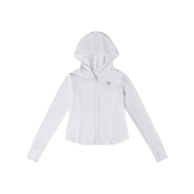 

Girls Breathable Ice Silk UPF50+ Sun Protection Hooded Jacket 130
