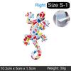 Creative Color House Lizard Statue Figurine Resin Sculpture Cabinet Wall Hang Home Office Bar Store Decoration Ornament Crafts