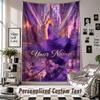 Wall Hanging Tapestry With Custom Name & Text, Taylor Swift Decorative Tapestry For Bedroom
