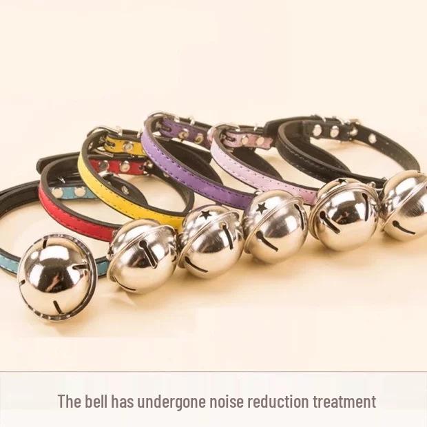 Pet Bell Collar: Adjustable Neckband for Dogs and Cats