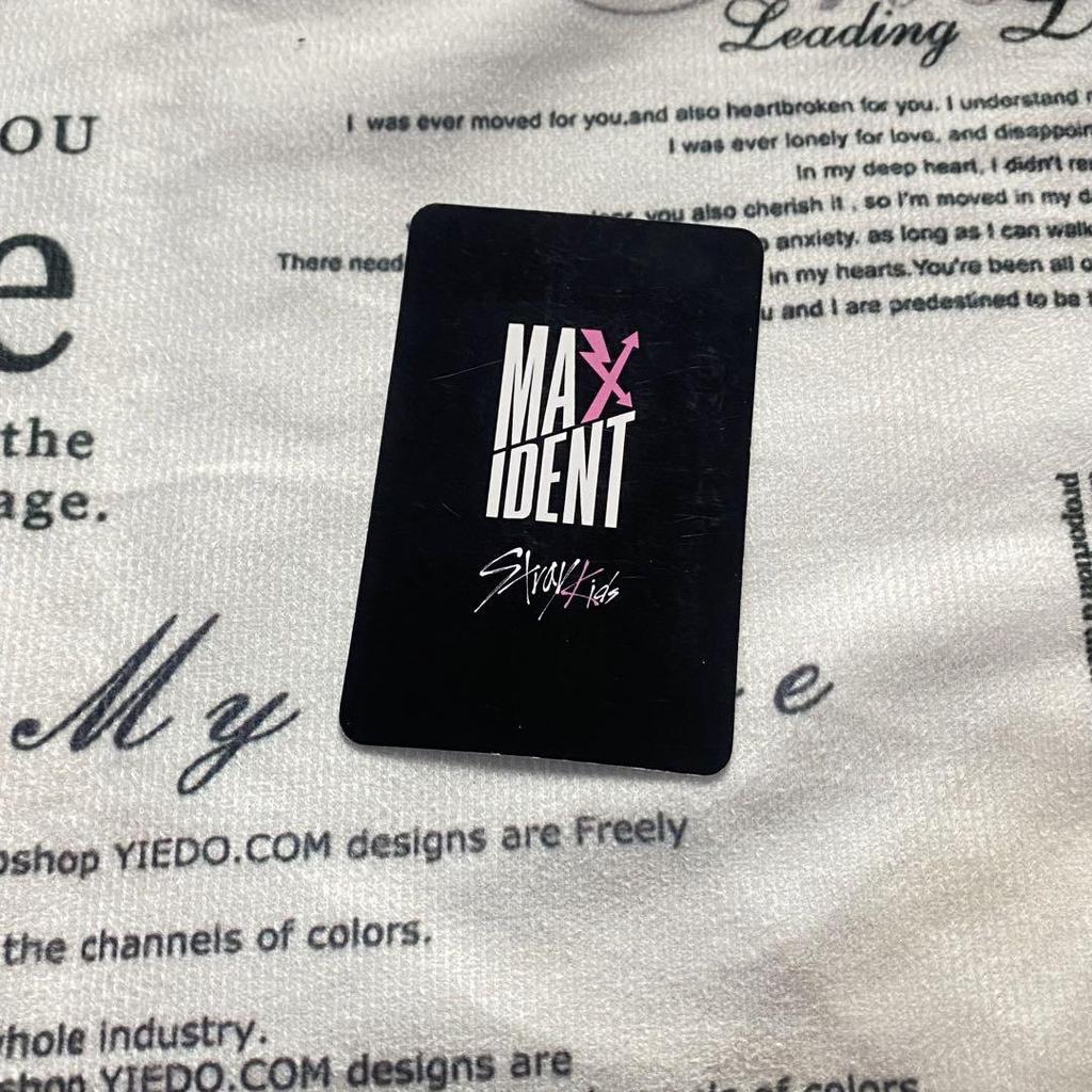 [USED] Straykids MAXIDENT Sanoksukiz Reno Public Broadcast Trading Card