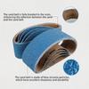20PCS 75x533mm Sanding Belts Abrasive Bands 40/60/80/120 Grit Quality Zirconia Grinding Abrasive Belt Grinding Polishing Tools