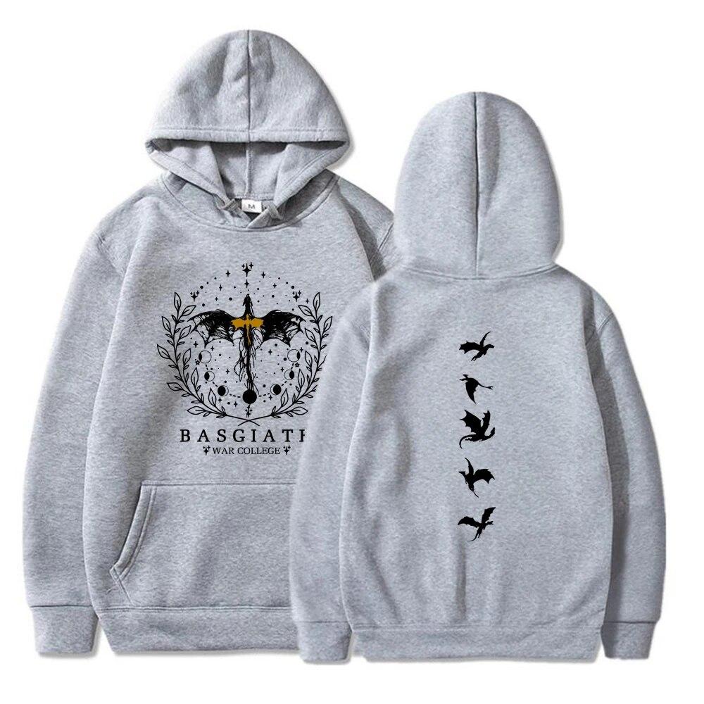 

Винтажное худи с принтом Четвертое крыло Женское повседневное ретро модное флисовое худи Осень Зима Готическое худи с длинным рукавом 3XL