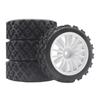 4pcs 70MM Rally Tires Rubber Tire Wheel Tyre for Tamiya XV01 XV02 TT01 TT02 PTG-2 1/10 RC Rally Racing Car Upgrade Parts
