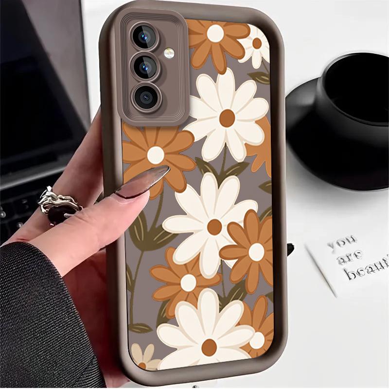

Sweet Tiny Floral Case for Samsung Galaxy S25 Ultra Plus S24 S23 S22 S21 S20 FE A73 A72 A71 A56 A55 A54 5G A52 A52S A51 4G Cover Galaxy A51 4G