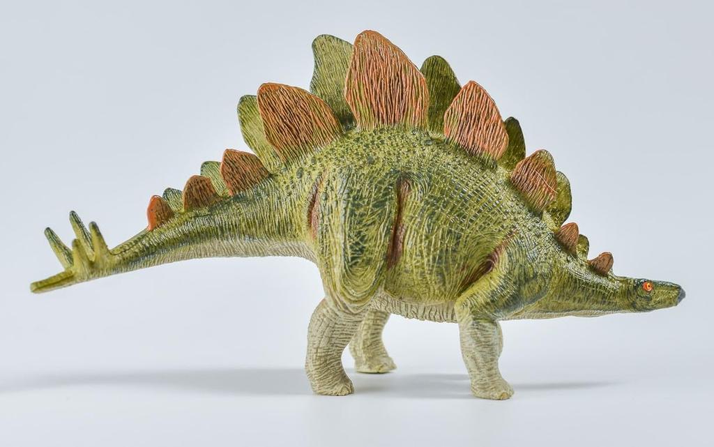 Figurka dinosaura SanDoll Realistický model Jurský 20cm třída Plaz Působivý masožravý dětský dárkový displej (Stegosaurus)