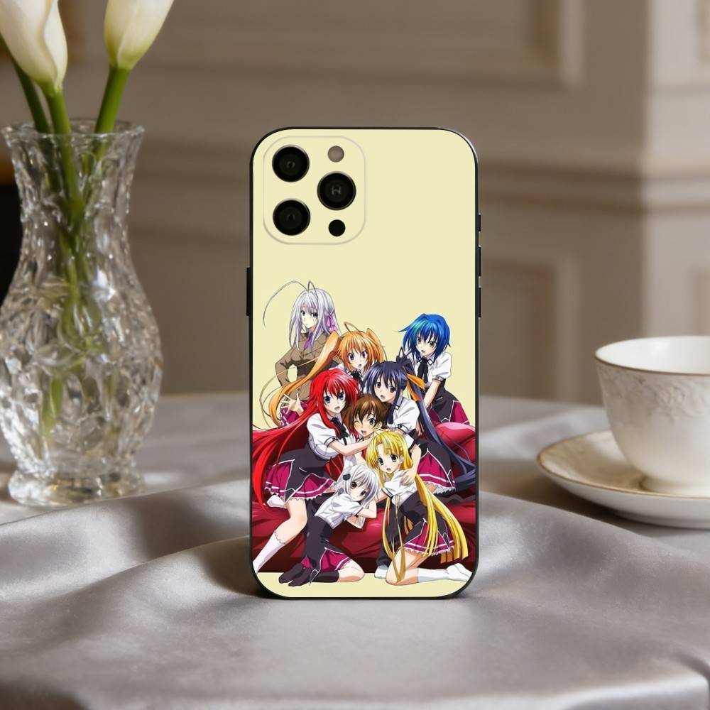 Anime E-Ecchi H-High S-School DxD Phone Case For iPhone 17pro, 16,15,14,13,12,11 X XR Plus,Others Soft Black Cover