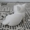 Versatile Home Decor 3D Printed Cat Ornament Realistic Plush Texture Figurines Black Decorative Statue White Cute Healing Sculpture for Desk