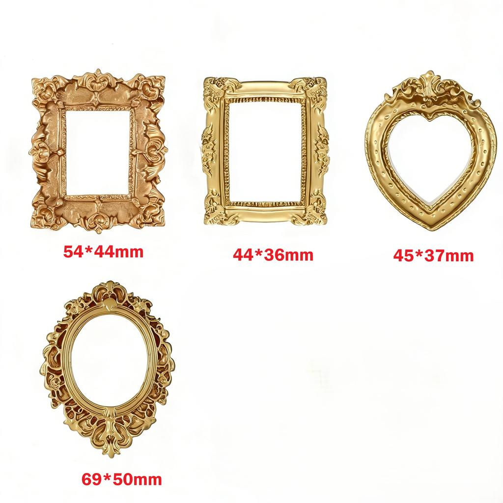 Assorted 4 Designs Pocket Photo Frames Vintage Frames