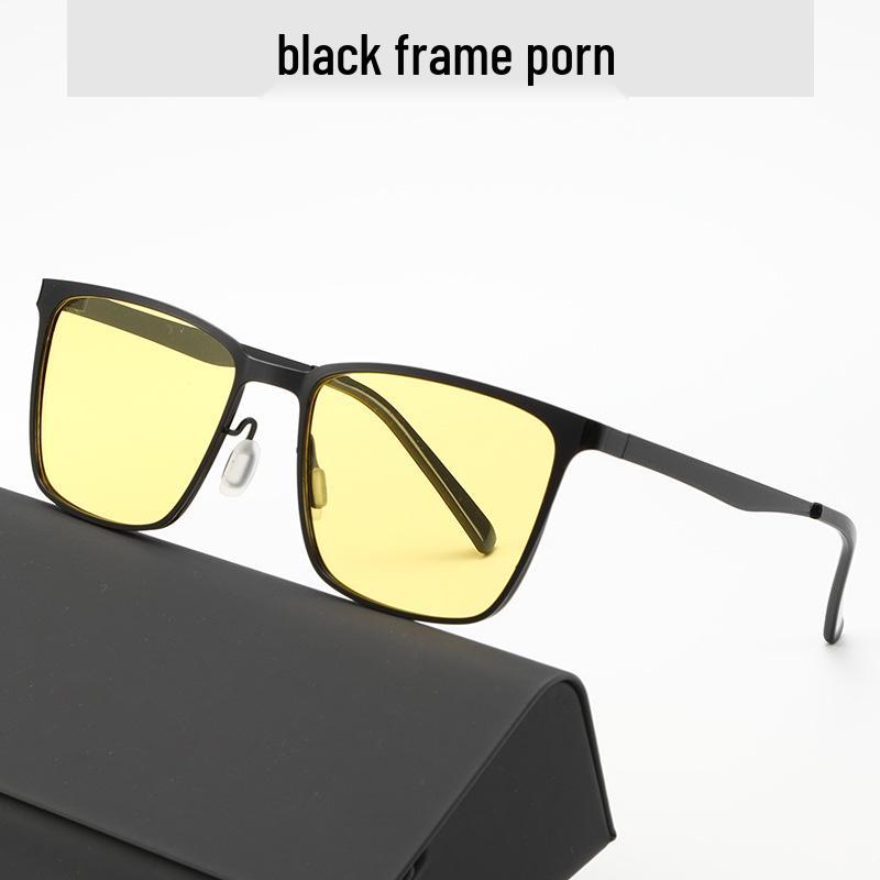 Мужские поляризованные фотохромные солнцезащитные очки: Солнцезащитные очки премиум-класса для вождения