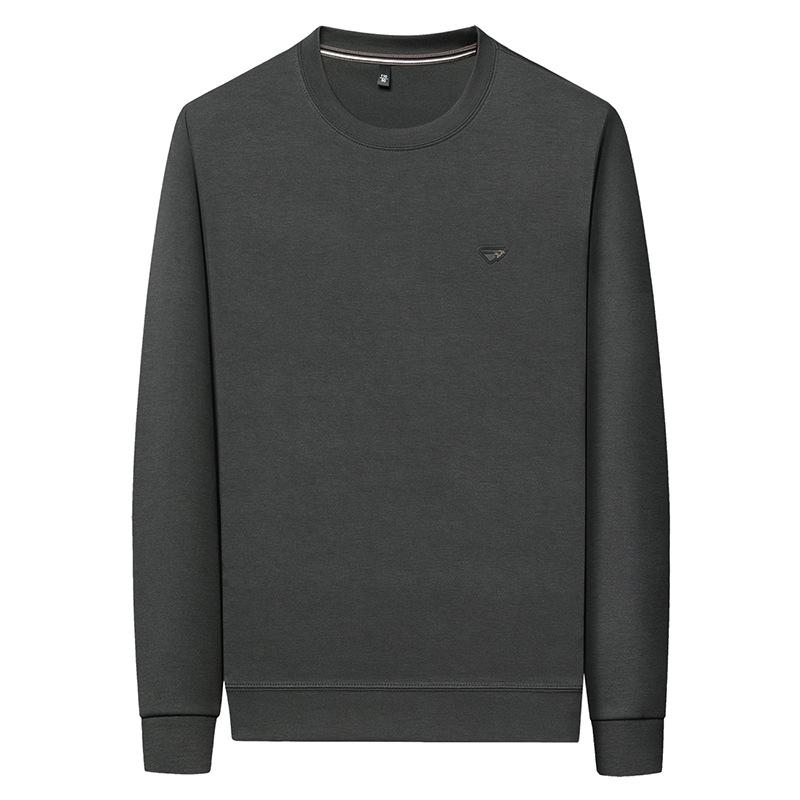 Autumn Crew Neck Hoodie Fashion Casual Middle-Aged & Young Long Sleeve T-Shirt
