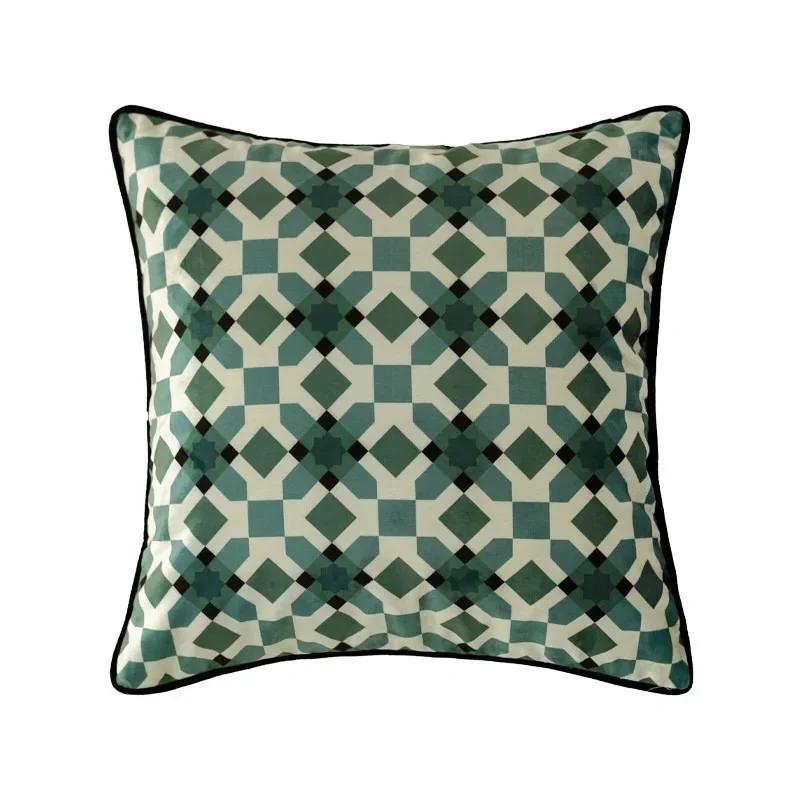 Farmhouse Throw Pillow Cover, Rustic Decorative Country Roads, Cushion Case, Home Decor for Sofa Couch, Square Velvet, Luxury