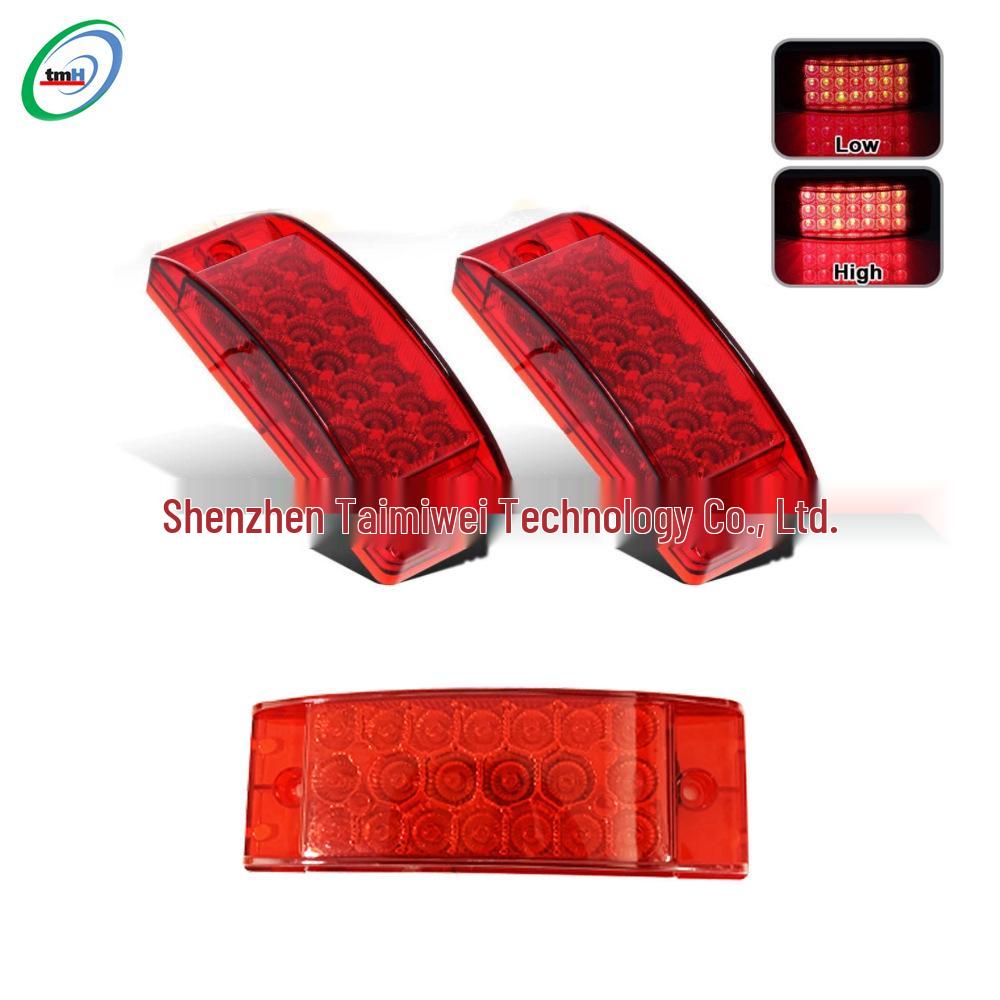 

12V светодиодные габаритные огни для грузовика - Высокая/Низкая яркость для ночной езды красный