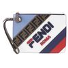 Fendi Mania Clutch Bag 8BS020 FILA Collaboration Leather Unisex Used