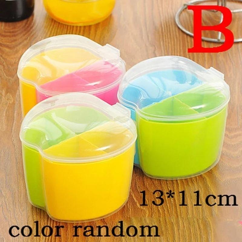 1PCS Plastic Divided Spice Box Kitchen Seasoning Jar Seasoning Box Creative Sugar Jar Salt Jar Kitchen Accessories