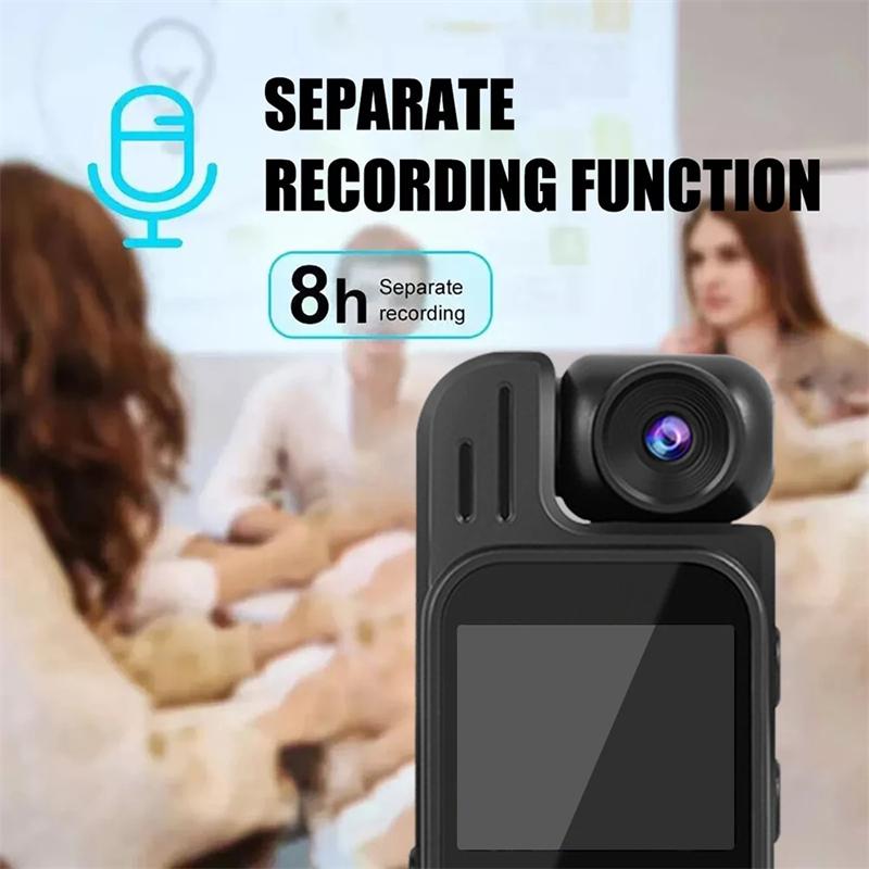 HD 1080P Mini-Kamera Tragbarer digitaler Videorecorder Getragene Polizei-Kleinkörperkamera Infrarot-Nachtsicht-Sport-DV-Camcorder