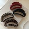 New Semi-circle Thickened and Fall-resistant High-quality Grabber Clip Retro All-match Hairpin Hairpin Large Hair Size Grabber Shark Clip