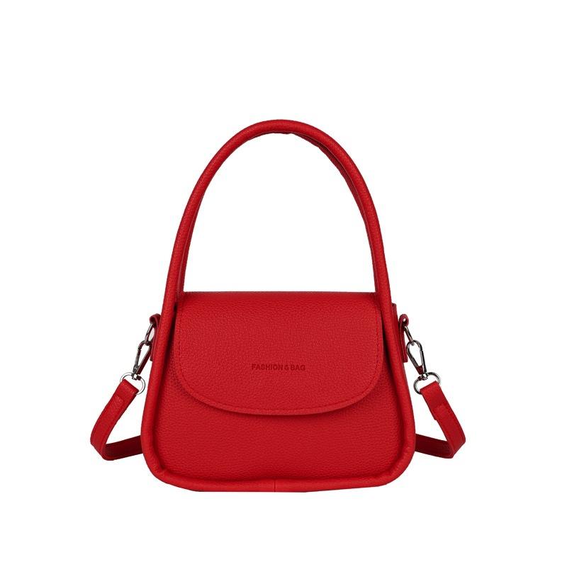 

Универсальные нишевые сумки Новые женские сумки Маленькие сумки Модные сумки-мессенджеры на одно плечо Сумки красный