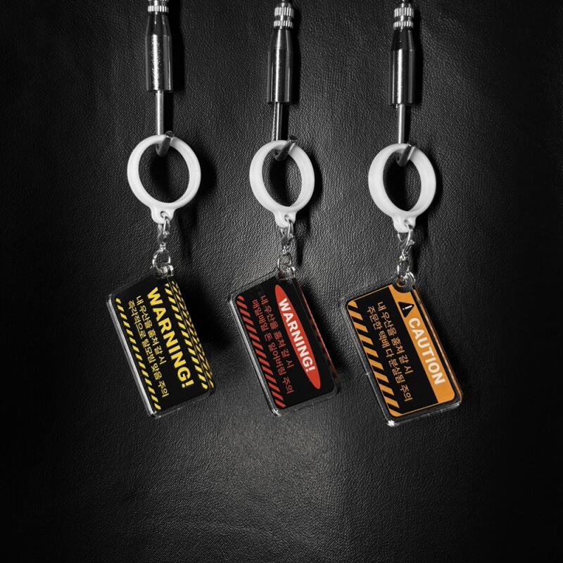 Anti-theft Tag Keyring Tag 6 Types Mejirushi Mark Umbrella Name