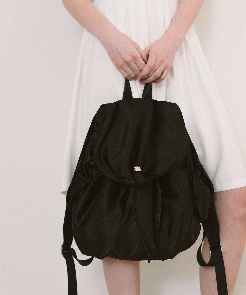 Laminez Shine Silver Backpack - Black
