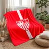 sevilla fcPrinted Flannel Blanket Cozy Skin-Friendly Warm Throw for Couch Bed Indoor Daily Use