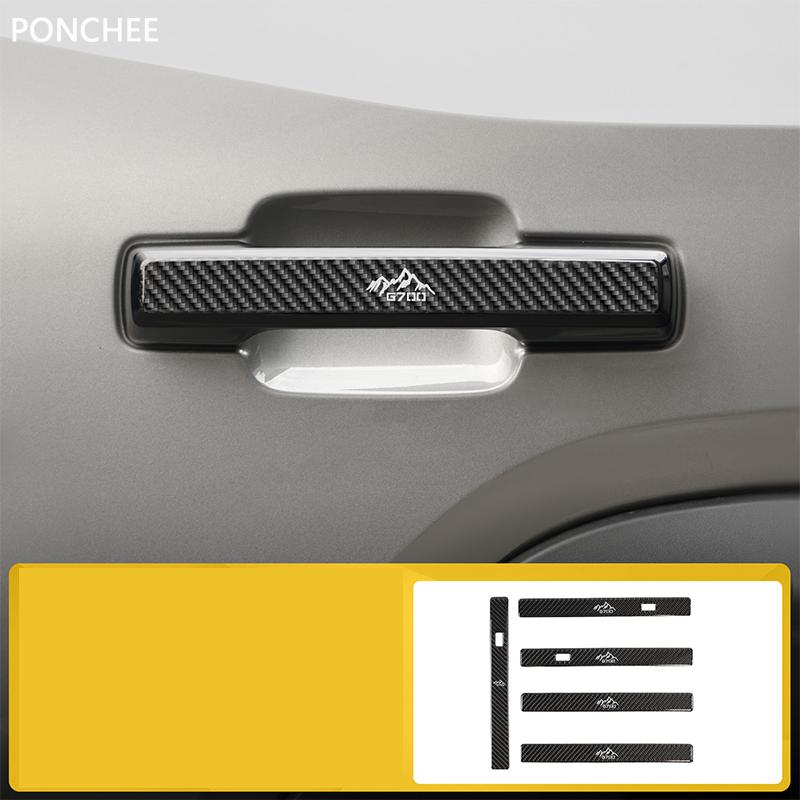 For Chery Jetour G700 2026-2027 Door Handle Protection Sticker Door Handle Anti-collision Protective Strip Automobile Supplies
