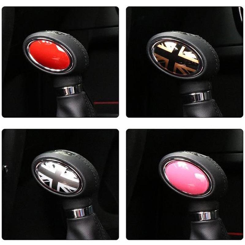2PCS Car Gear Shift Cover Stickers Decals Styling Modification Accessories For MINI Cooper F56 F55 F54 F57 F60 COUNTRYMAN