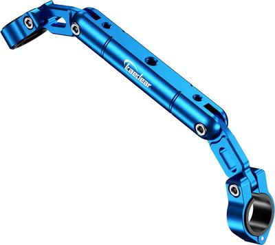 Kaedear Motorcycle Clamp Bar Multi Bar Mount Handle Brace Double Wish Bar KDR-HB4 (Blue)