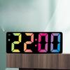 Colorful Font Alarm Clock Bedside Clock Large Screen Large Font Electronic Clock