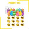 Easter Egg Filled Basket Stuffers Decorative Cute Colorful Eggs Party Favor for Kids School