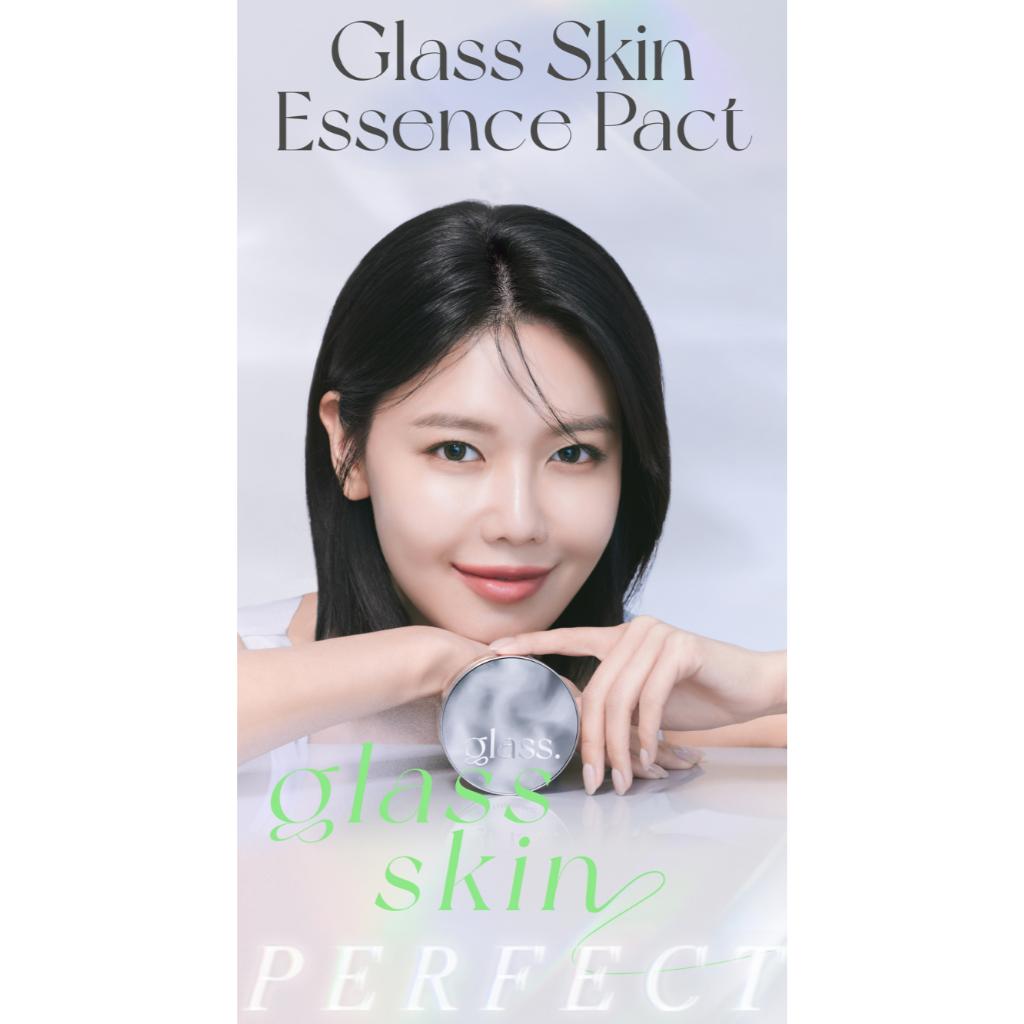 [AGE20'S] Puder w podkładzie Glass Skin Essence Pact Perfekcyjny Zestaw Specjalny (Oryginał + uzupełnienie)