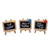 Yousheng 3Pcs/Set Graduation Mini Blackboard Ornament with Stand Message On A Blackboard Wooden Sign Desktop Decoration Graduation Season Teacher Gift