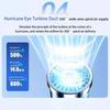Portable Outdoor Handheld Fan, LED Digital Display, Long-lasting High Speed Fan With Multiple Settings