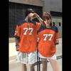 Mens Oversized Hip Hop Streetwear T-Shirt Loose Fit Short Sleeve Cotton Graphic Tee