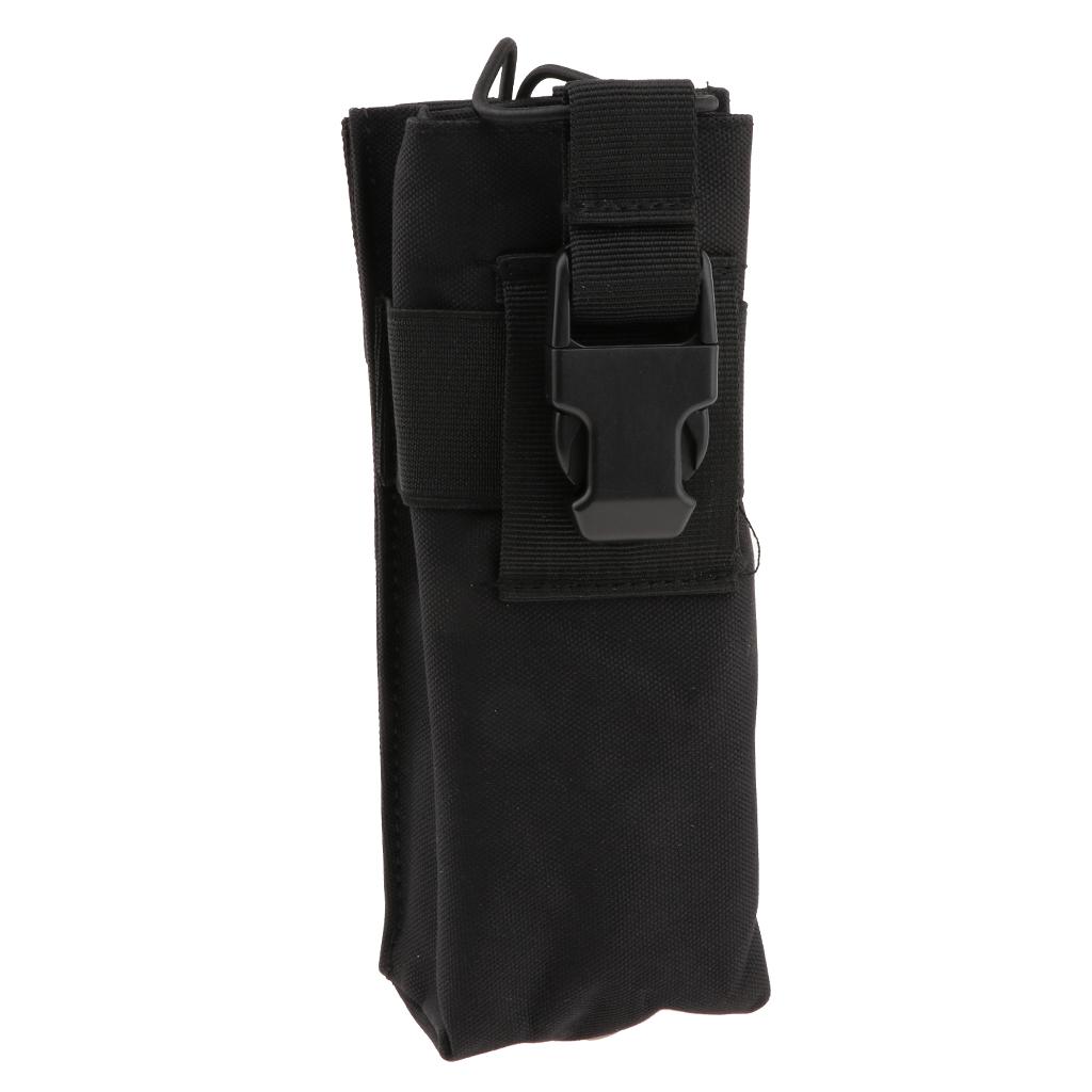 Intercom Pocket Molle Radio Pouch Large Capacity Walkie Talkie Case for Outdoor Camping Security Work