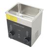 2L Ultrasonic Cleaner with Timer Heater Degas Mode Stainless Steel Multiple Vent Holes Double Fuse