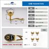 HEIGHTEN Reel Handle 45mm Handle Knob Shimano Daiwa Abu Baitcasting Reel Universal Ach Harmer Series 80/90mm (Gold & Gunmetal) (229)