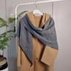 High End Woolen Shawl Thermal Neck Protection Knitted Scarf Women Fashion Cape Wraps