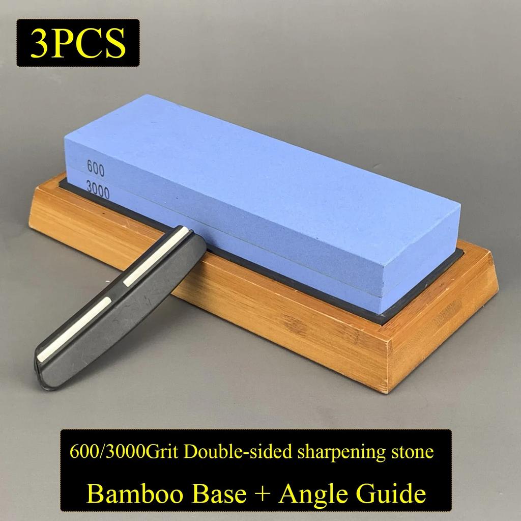1000 3000 Grit Professional Knife Sharpener Whetstone Grinding Water Stone Knives Sharpening Stone Apex Egde Diamond Bars Set