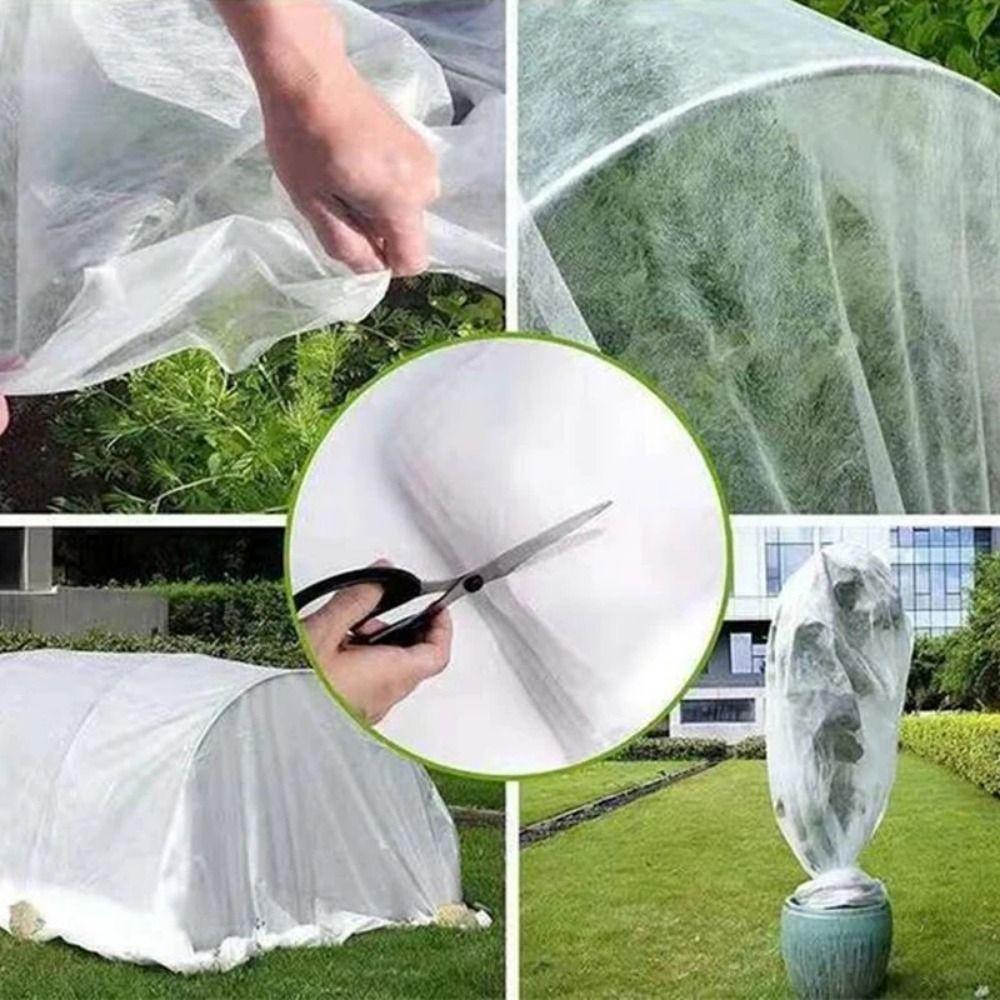 Non-woven Fabric Winter Plant Protection Cover Reusable Weed Control Fabric  Farm Supplies